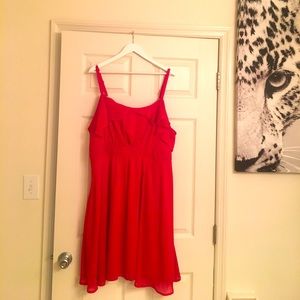 Red Dress Fettucine straps SayYes 2 the red dress!